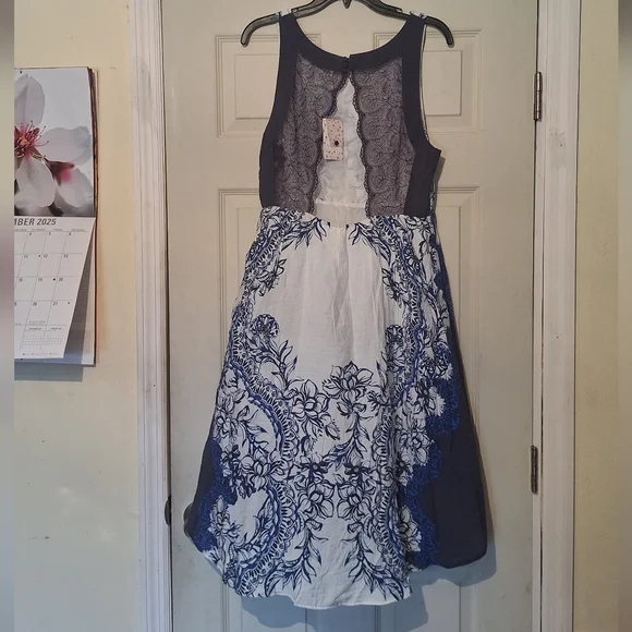 Free People Indigo Combo Dress - Picture 2 of 6